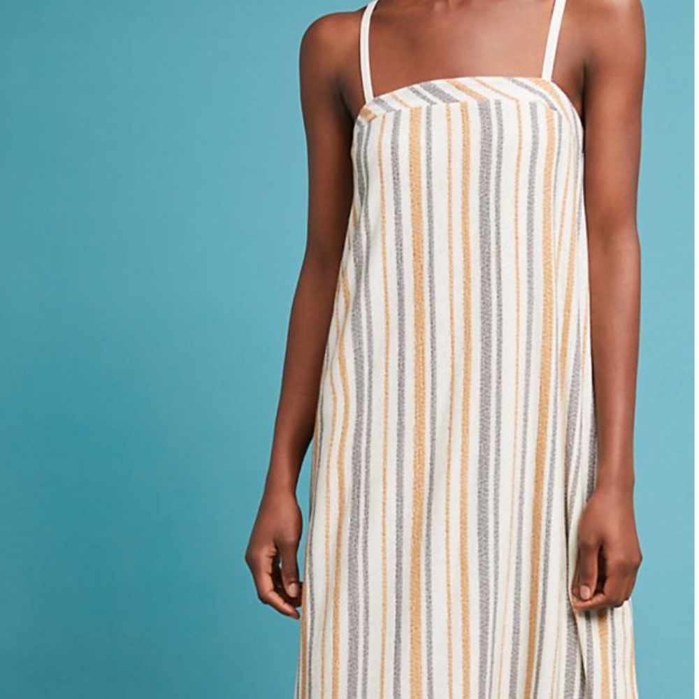 Anthropologie talia striped sun dress